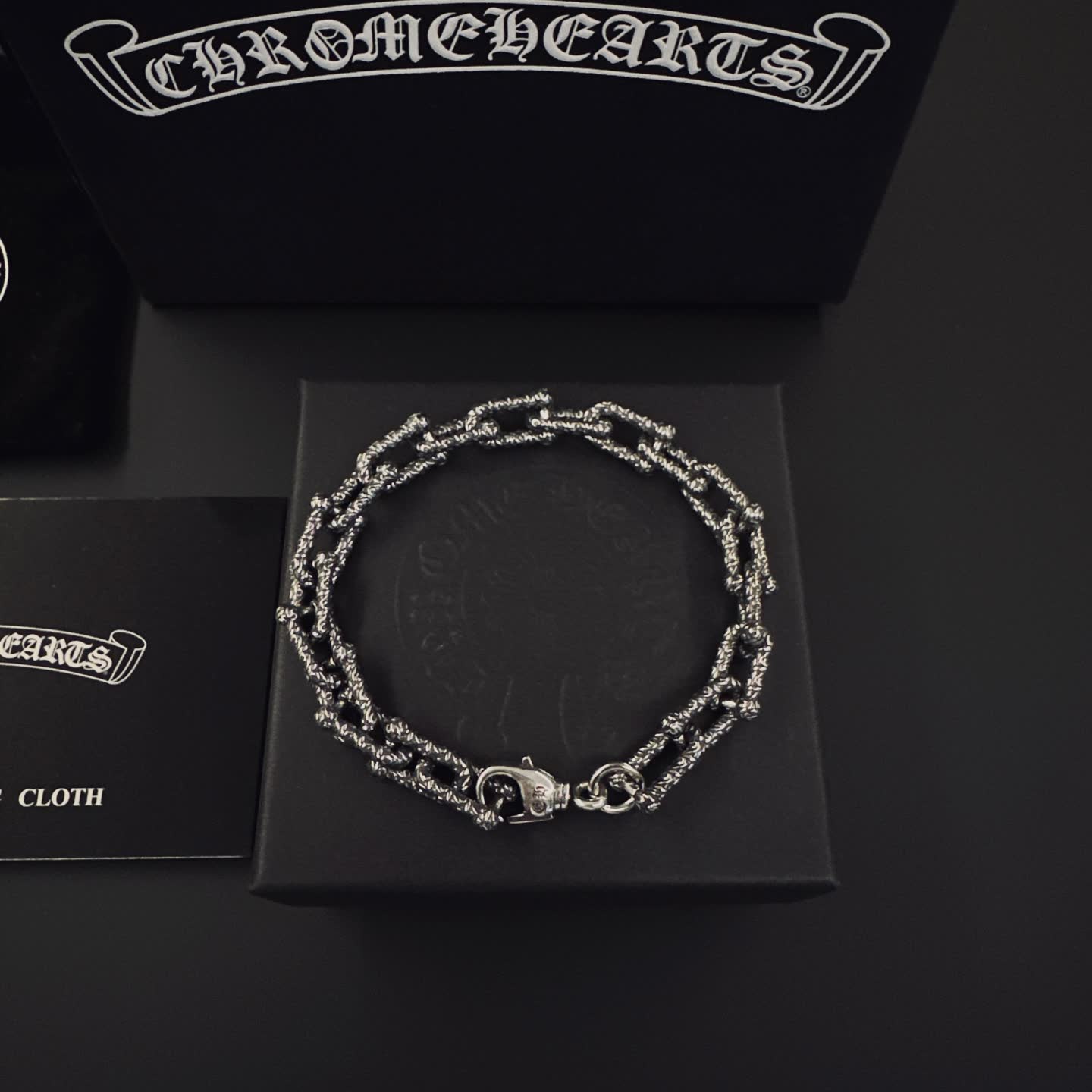 Chrome Hearts Silver Chain Bracelet